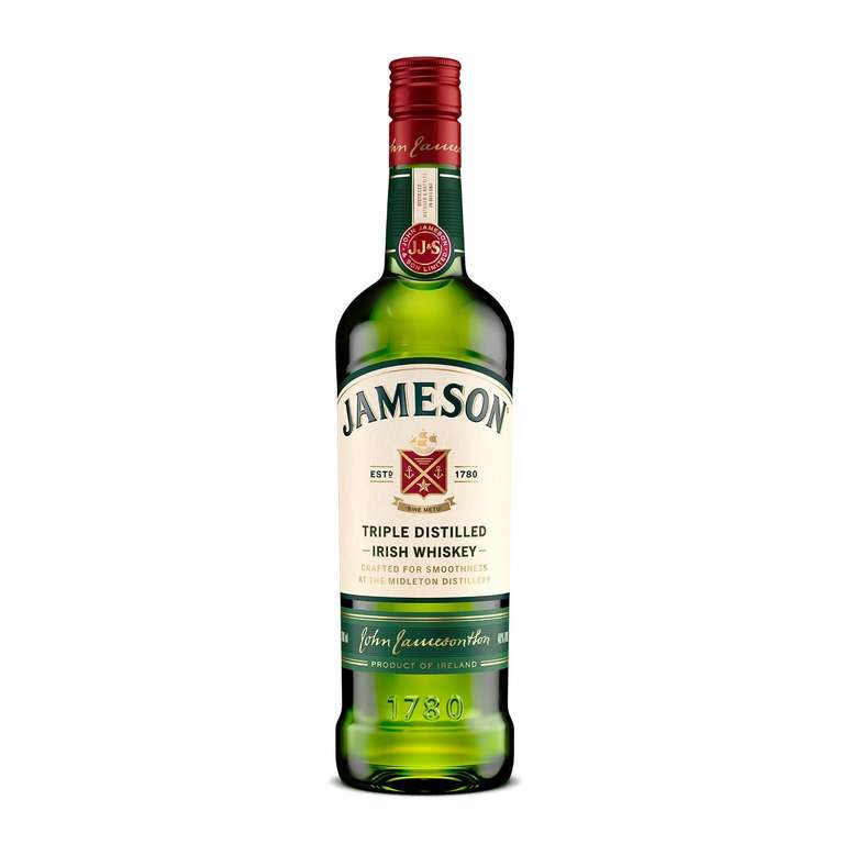 Jameson Original Triple Distilled Blended Irish Whiskey, 70cl