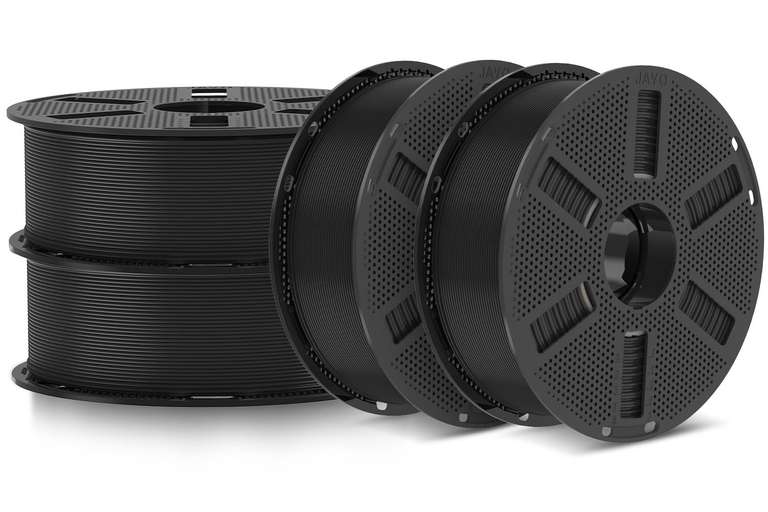 JAYO PETG 3D Printing Filament 1.75 mm Bundle, 4.4KG Black*4 - sold by Sold by JAYO 3D Mall (UK) / FBA