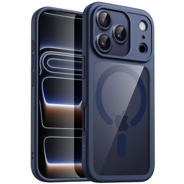 JETech Magnetic Case for iPhone 17 Pro Max 6.9-Inch Compatible with MagSafe, Dark Blue - Sold by MuXiaoJun Store / FBA