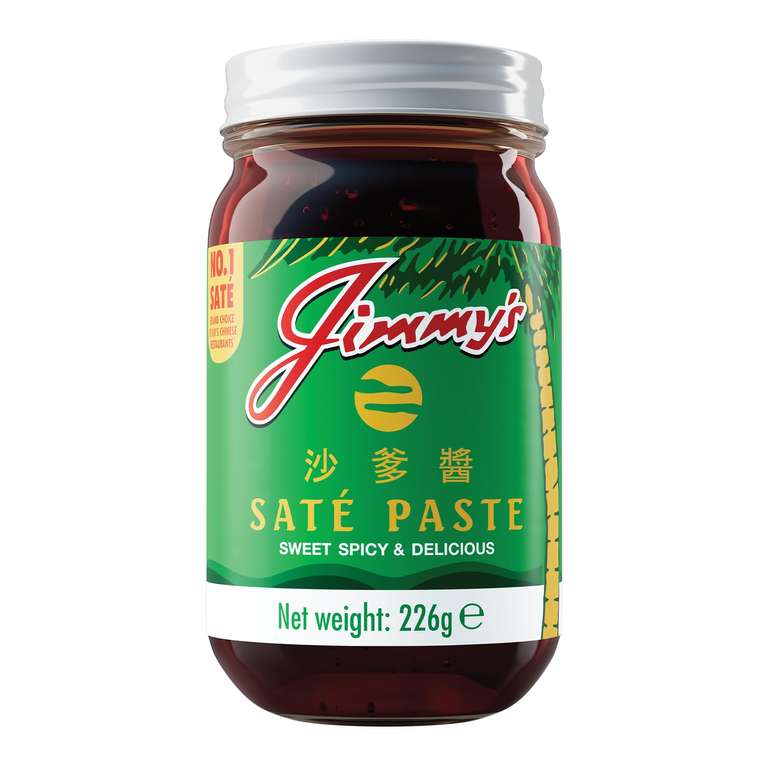 Jimmy's Saté Satay Sauce 226G | Peanut Sauce | Bumbu Kacang | Sambal Kacan