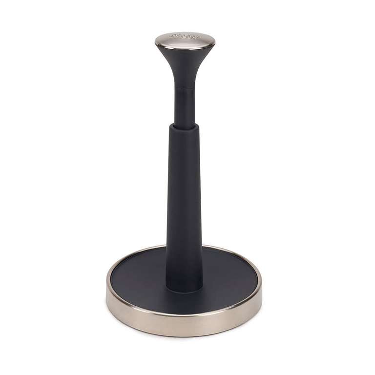 Joseph Joseph Push and Tear kitchen Roll Holder for Easy Tearing Off ( Dark Grey )