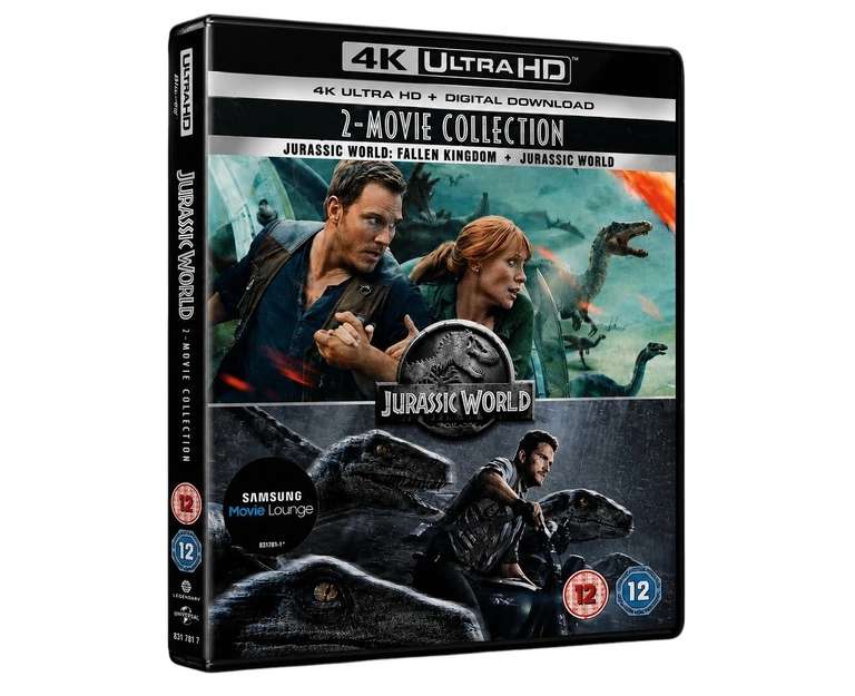 Jurassic World Fallen Kingdom & Jurassic World - 4K UHD - Sold by Eva69 (UK Mainland)