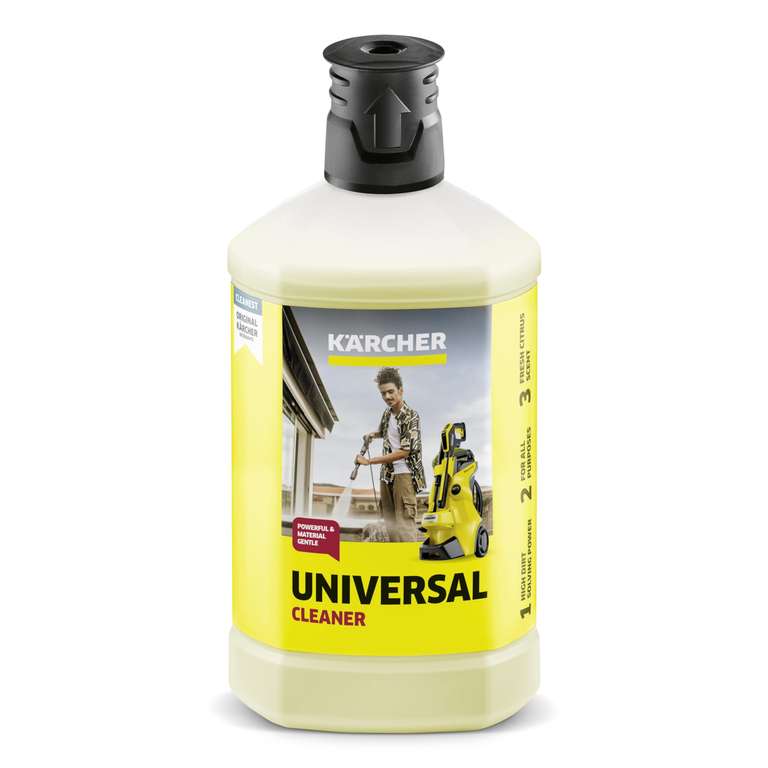 Kärcher 1 L, Universal Cleaner Plug and Clean, Pressure Washer Detergent