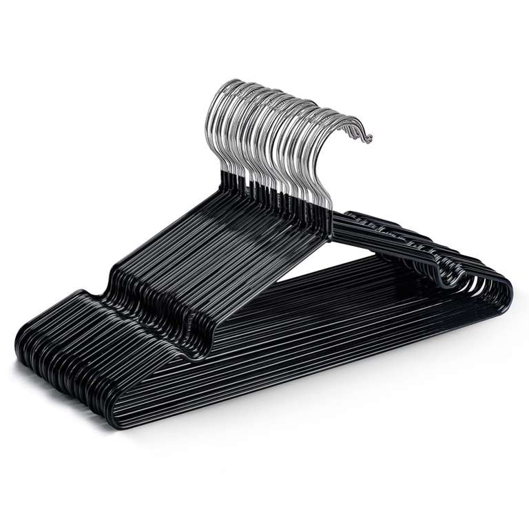 KEPLIN 20 Pack Premium Rubber Coated Metal Hangers