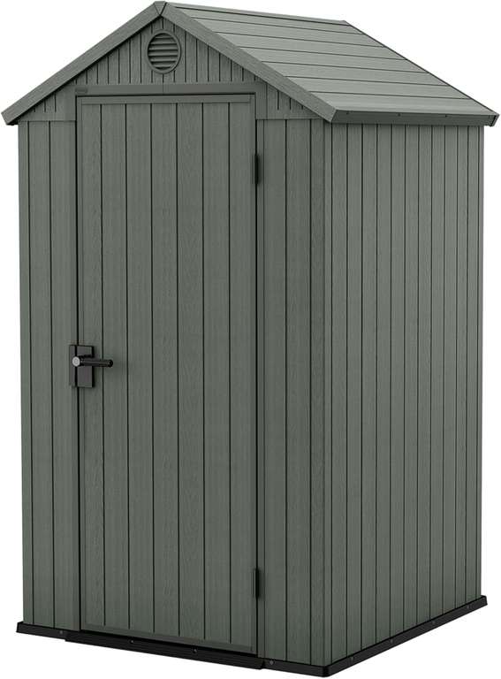 Keter Darwin 4x4 Outdoor Storage Shed - Green