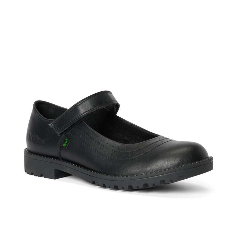 Kickers Girl's Lachly Mary Jane School Shoes, Cushioned fit, All-Day Wear - Size 10 UK Child