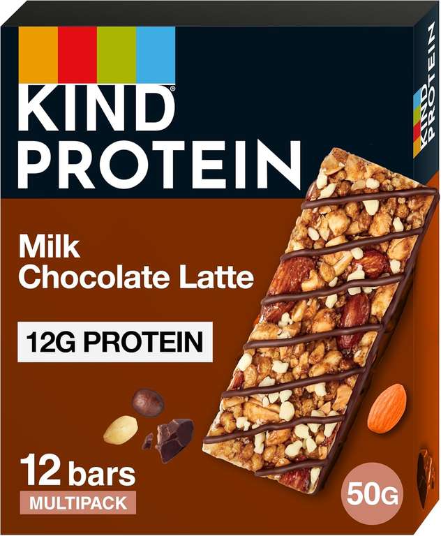 KIND Protein Bars, Milk Chocolate Latte, Multipack 12 x 50g sold & FB Funtasy Ltd