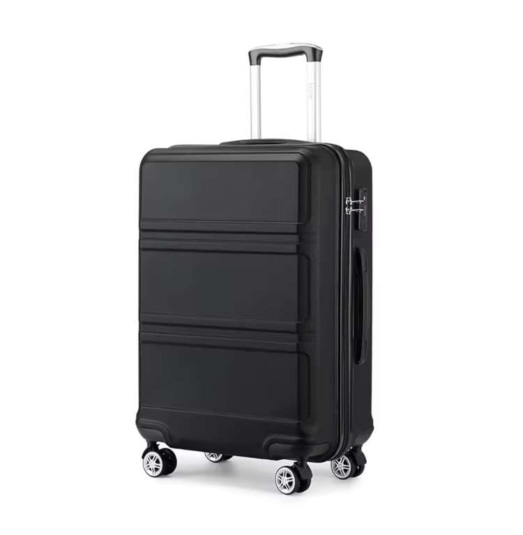 Kono Lightweight ABS Hard Shell Trolley Suitcase with TSA Lock, 4 Spinner Wheels (w/Code) Luno Fashion Store