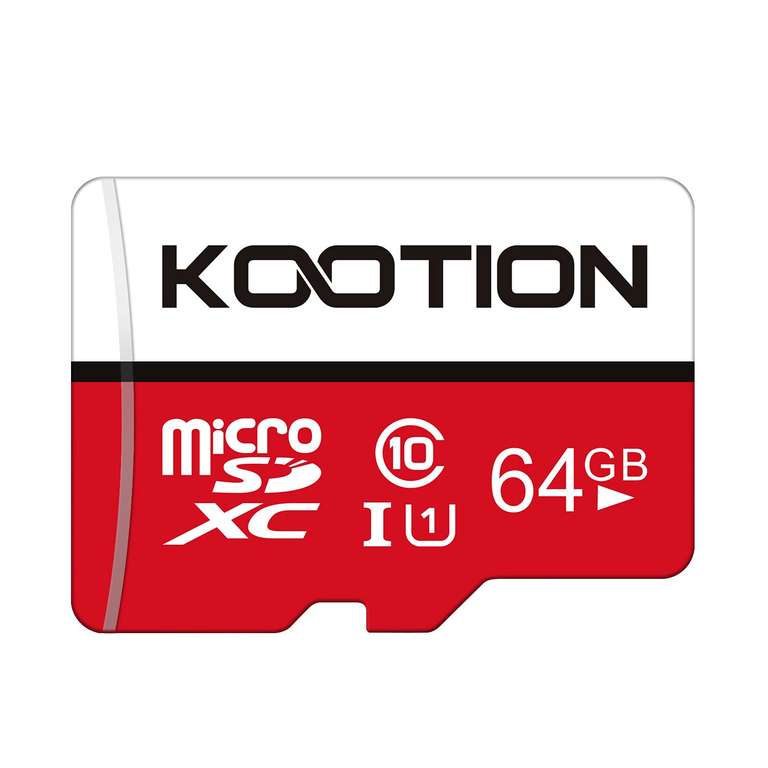 KOOTION 64GB Micro SD Card, UHD Video for GoPro, Action Camera, Drone, Smartphone - Sold by KOOTION MEMORY / FBA