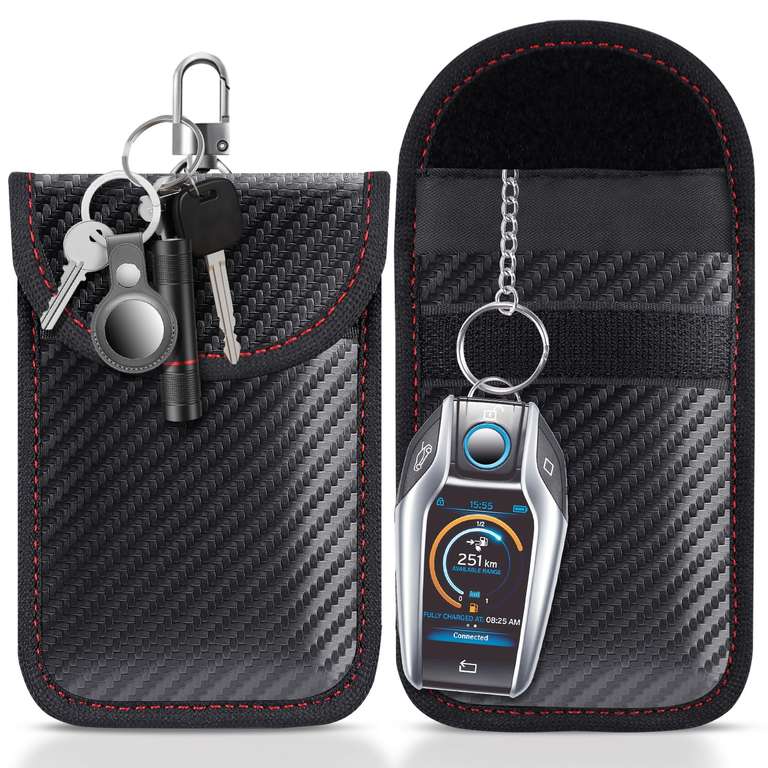 lanpard 2 Pack Faraday Pouch for Car Keys - Sold by Lanpard FBA