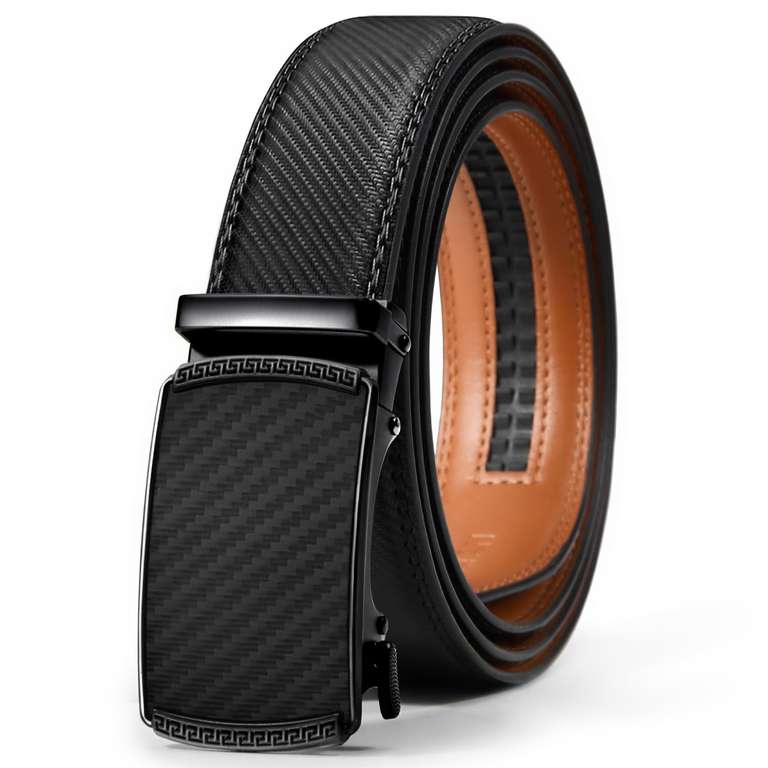 Vatan Men's Leather Belt (32" to 38" Waist Adjustable) - Sold by TUOWANG / FBA