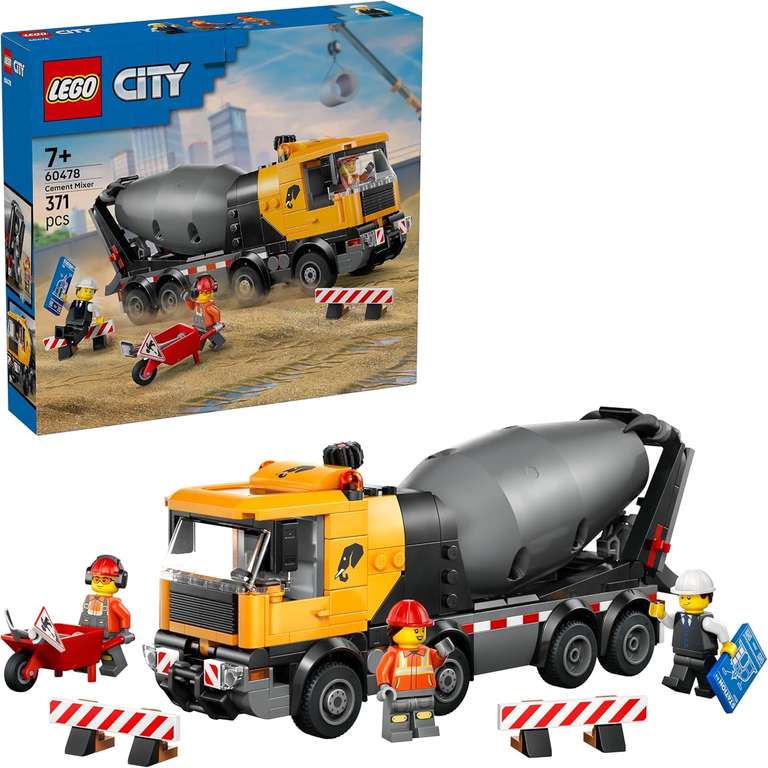 LEGO City Cement Mixer Truck 60478