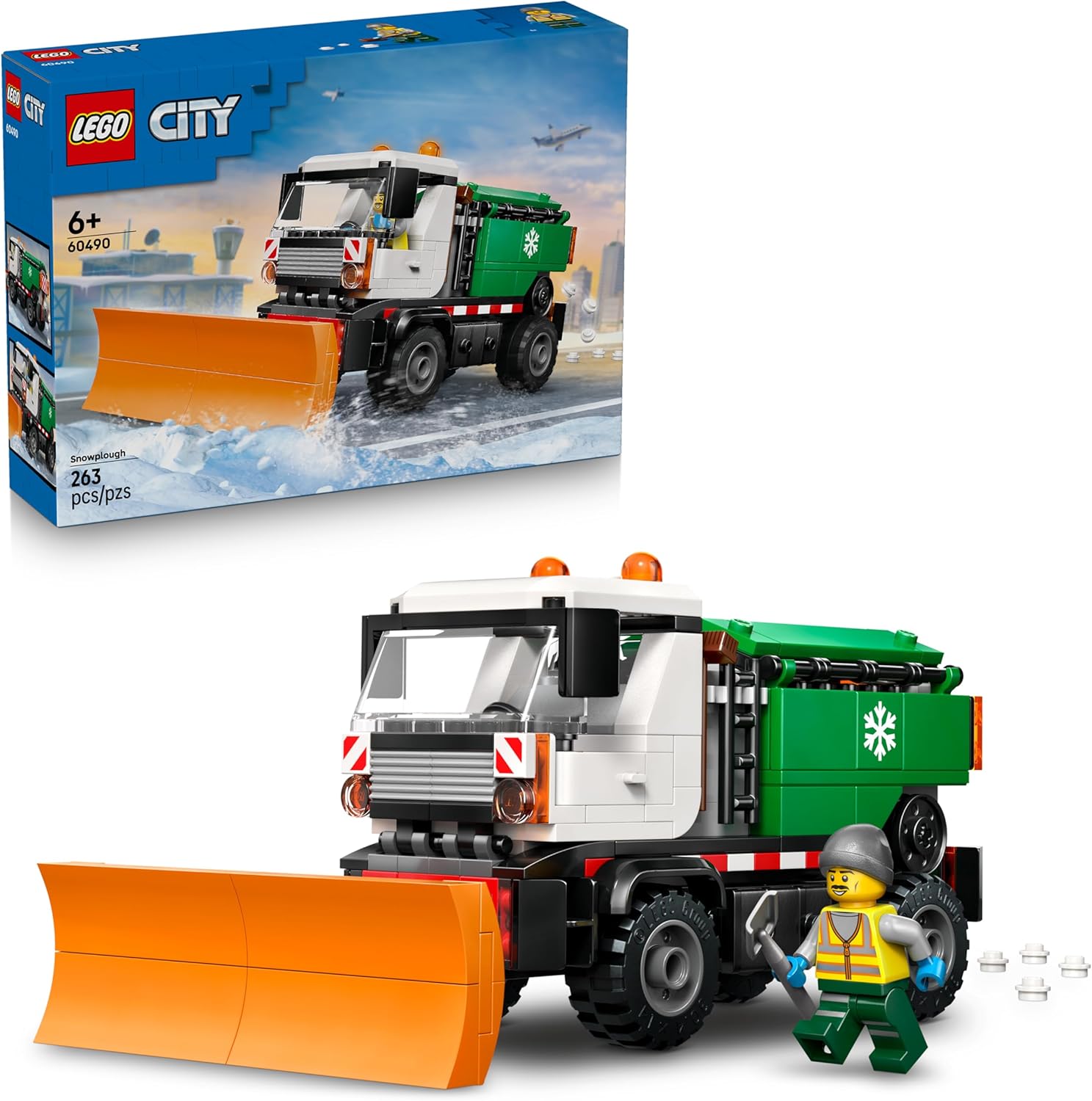 LEGO City Snowplough Truck Toy 60490