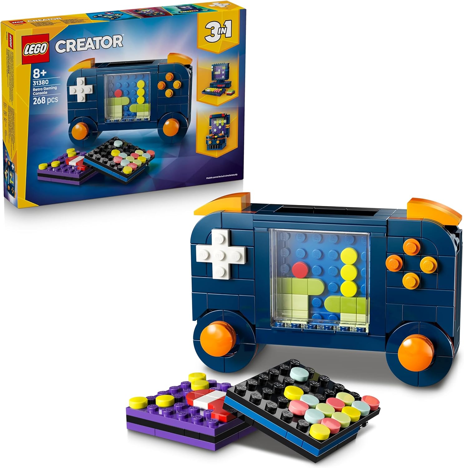 LEGO Creator 3in1 Retro Gaming Console - Transforms into an Arcade Machine or Computer w/Keyboard & Mouse 31380