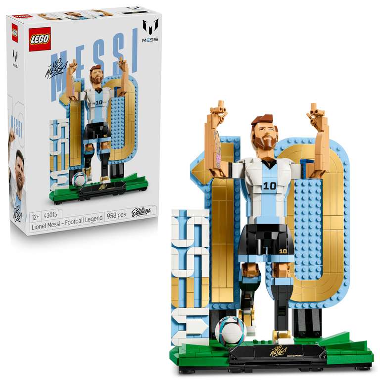 LEGO Editions Lionel Messi, 3D Figure Display Model Kit 43015 (pre-order)