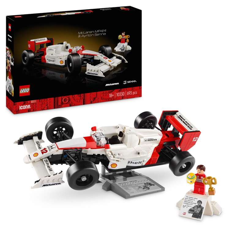 LEGO Icons McLaren MP4/4 & Ayrton Senna 10330