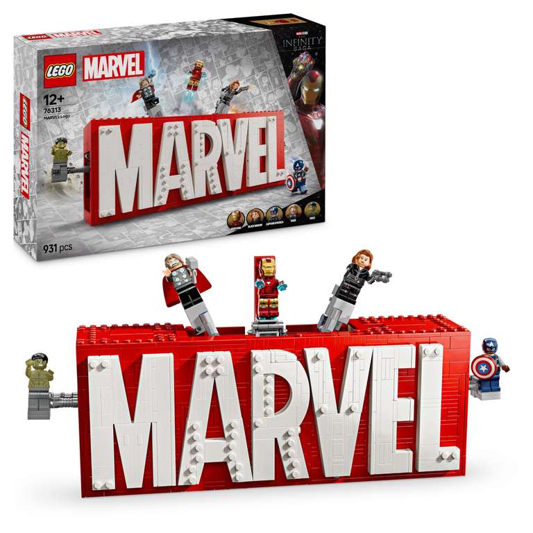Lego Marvel: Marvel Logo & Minifigures 76313