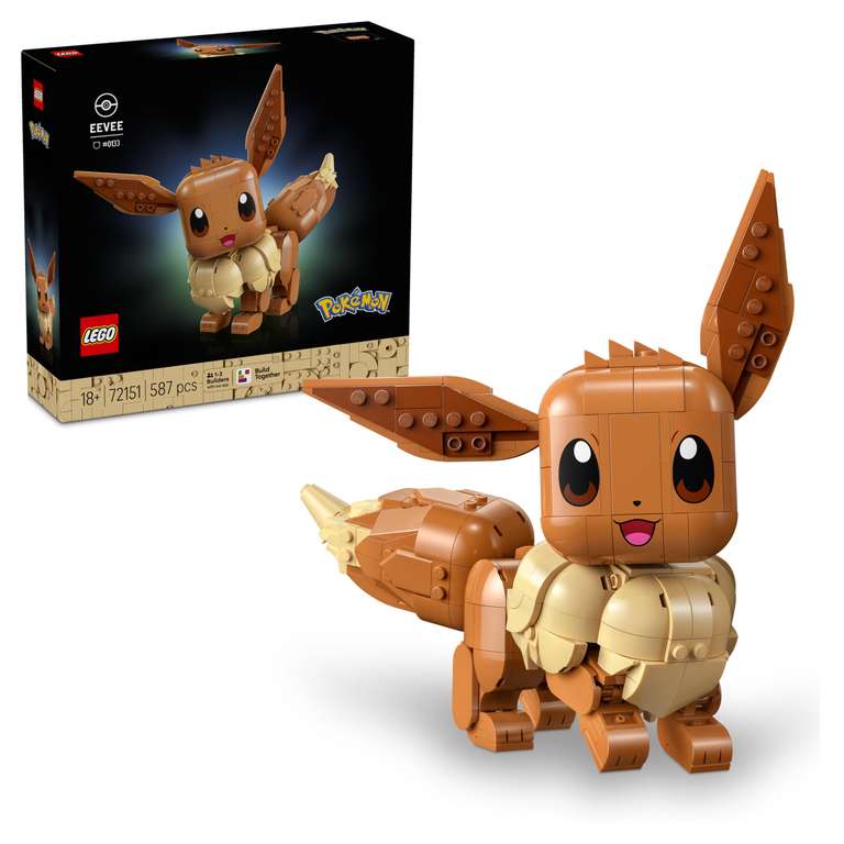 LEGO Pokémon Eevee Figure 72151 - Sold by The WIT Group Ltd FBA