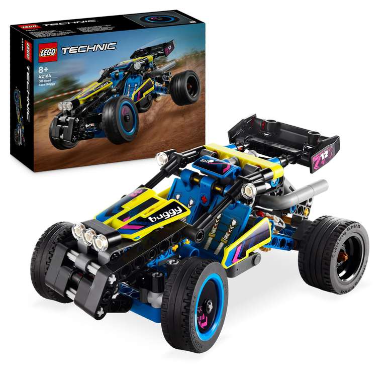 LEGO Technic Off-Road Race Buggy, Rally Model Building Kit with Realistic Features, 42164