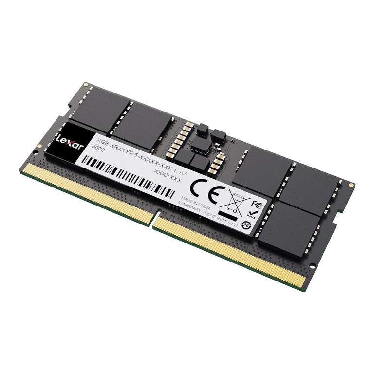 Lexar SODIMM 24GB DDR5 RAM 5600 MHz CL46, 262-Pin DDR5 SODIMM Laptop RAM - Sold by YISAVE TECHNOLOGY (HK) / FBA