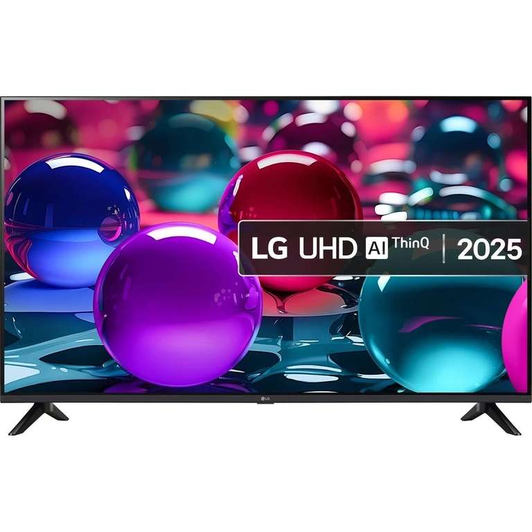 LG 65UA73006LA 65-Inch 4K Ultra HD HDR Smart TV Alpha 7 Processor 4K Gen8, Game Optimiser & ALLM, 60Hz - With Code
