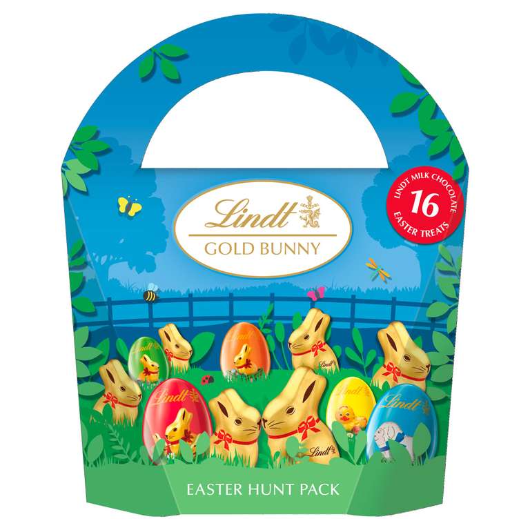 Lindt Gold Bunny Flowers Milk Chocolate Easter Bunny 200g - S&S £5.10