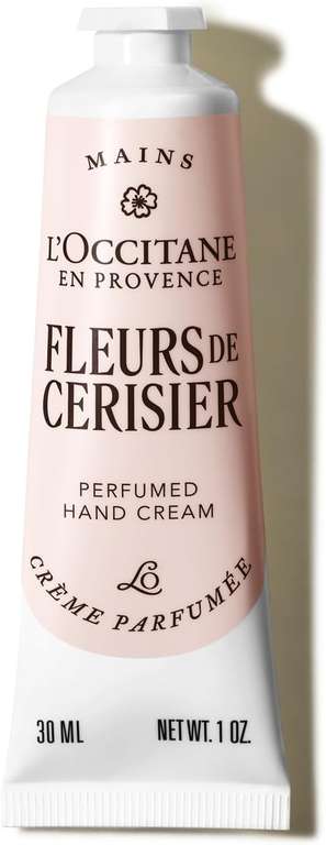 L'OCCITANE - Hand Cream - Hydrating, Light Texture and Delicate Fragrance - Made in France - Cherry Blossom, 30ml