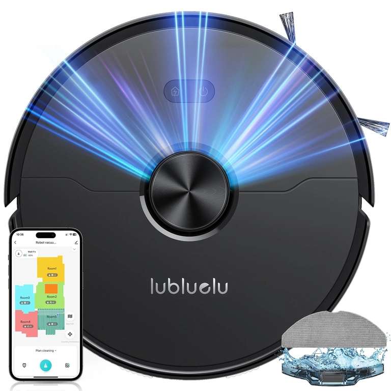 Lubluelu L15 Ultra 3IN1 Robot Vacuum & Mop 5500Pa with code at Lubluelu Shop