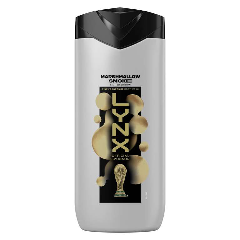Lynx Limited-Edition FIFA Fine Fragrance Collection Marshmallow Smoke Premium Body Wash 400ml