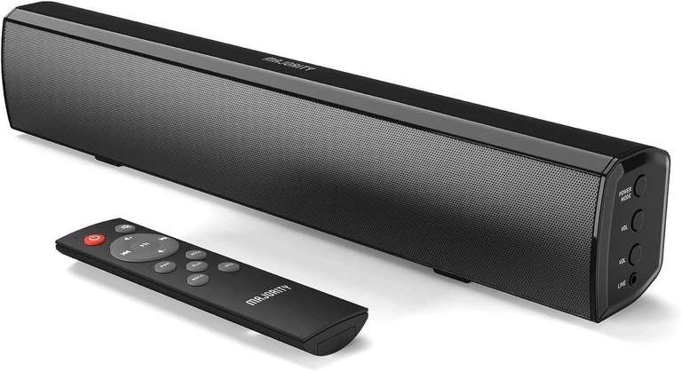MAJORITY Bowfell Bluetooth Sound bar for TV | 50 Watts Powerful 2.0 Stereo Sound - Refurbished - W/Code - Sold by Thorness Outlet