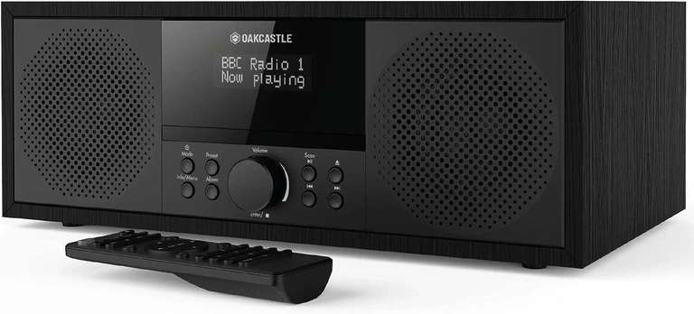 Majority DAB500 CD Player, FM and DAB+ Digital Radio | Bluetooth, Mains, 60W (30W + 30W) Refurbished - Sold By Thorness Outlet - W/Code