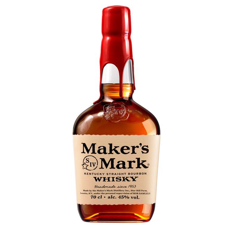 Maker's Mark Kentucky Straight Bourbon Whisky, 45% vol 70cl