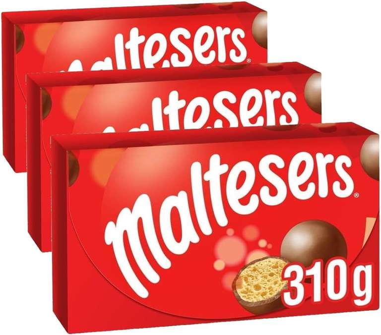 Maltesers Chocolate Box, 310 g (Pack of 3) - £12.42/£10.56 S&S