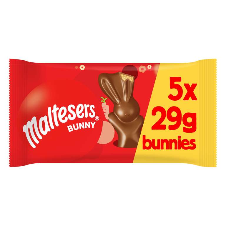 Maltesers Multipack Chocolate Bunny 5 x 29g