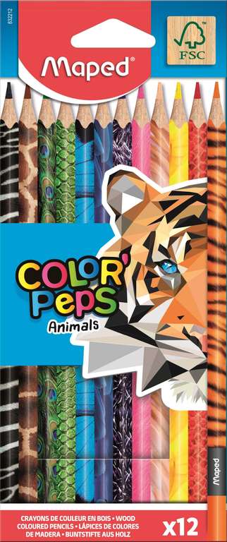 Maped Color'Peps Duo Stamp Colouring Felt Pens 8 Pack