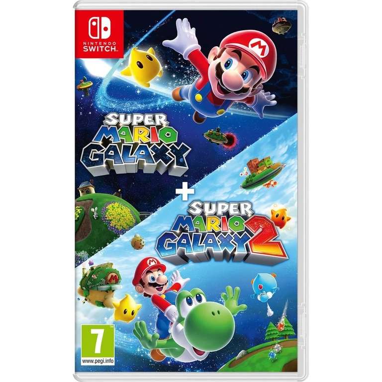Mario Super Mario Galaxy + Super Mario Galaxy 2 Switch game with code - Sold by ao (UK Mainland)