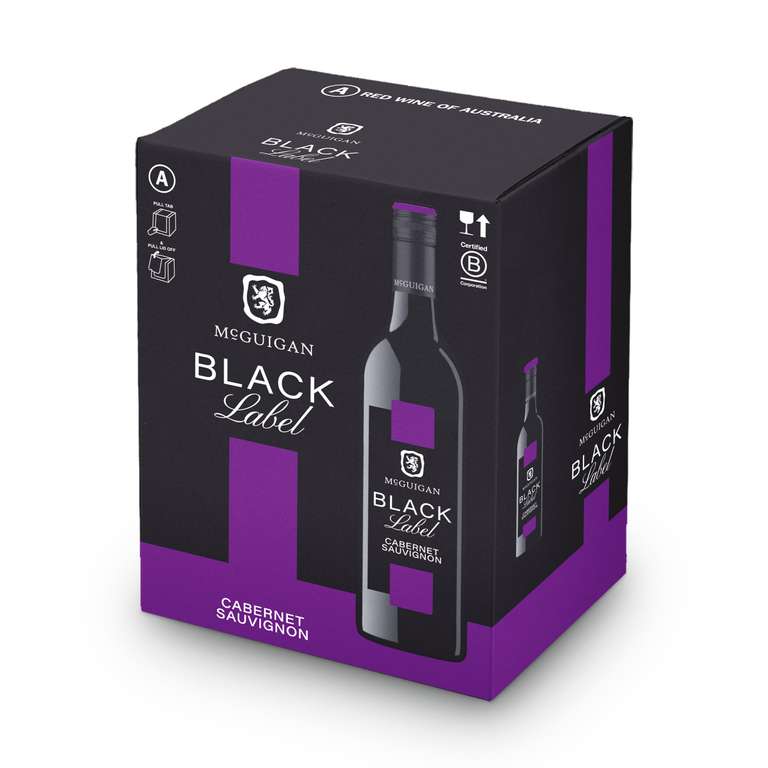 McGuigan Black Label Merlot 75cl - £4.20 a bottle if you buy 6 on Max S&S