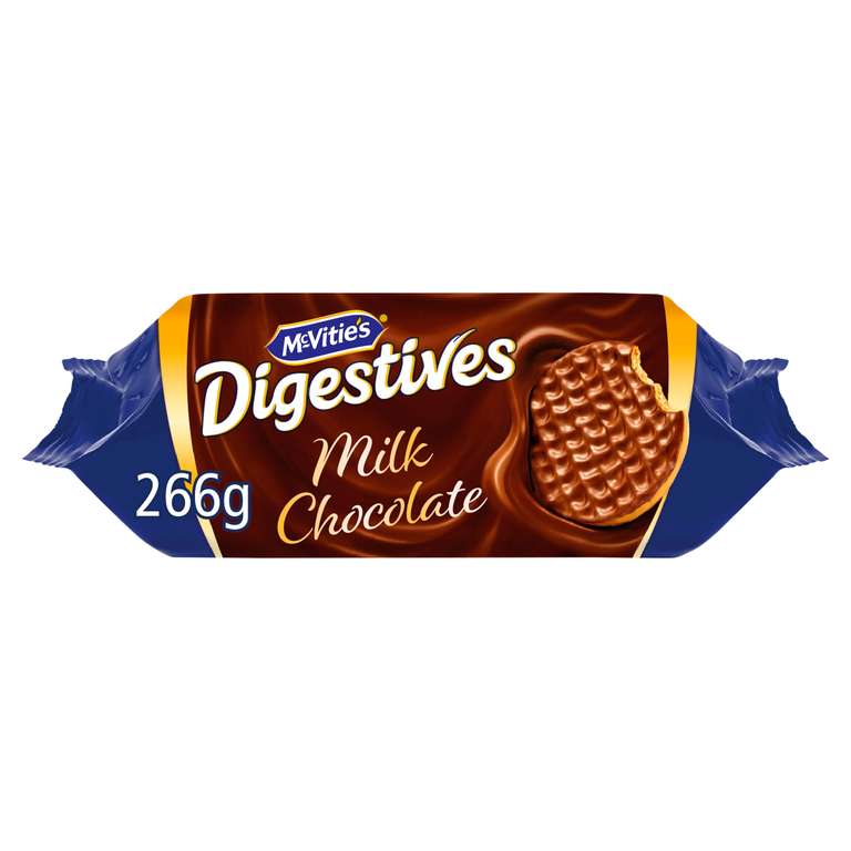 McVitie's Milk Chocolate Flavoured Penguin Biscuit Bars, 7 Biscuits (95p S&S)
