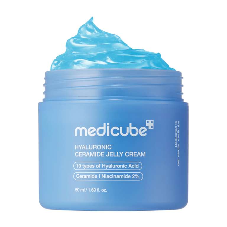 medicube Jelly Cream with Hyaluronic Acid | Daily Moisturizer for All Skin Types - Sold by Medicube Official / FBA