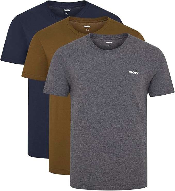DKNY Men's Giants T-Shirt - 3 Pack - Size S-XL - Various Colours