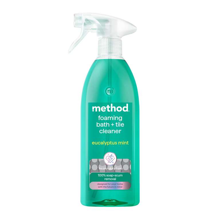Method Foaming Bath and Tile Spray, Eucalyptus Mint, 828ml