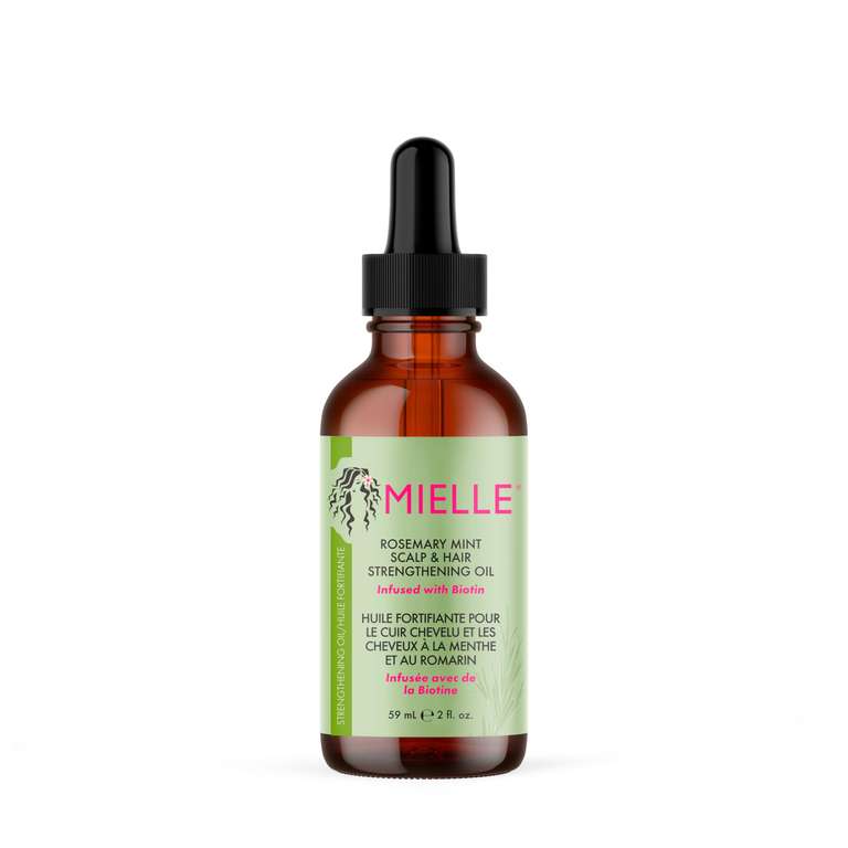 Mielle Rosemary & Mint Hair Oil with Biotin, Strengthens, Moisturises & Promotes Hair Growth , Dry Scalp & Split Ends Treatment