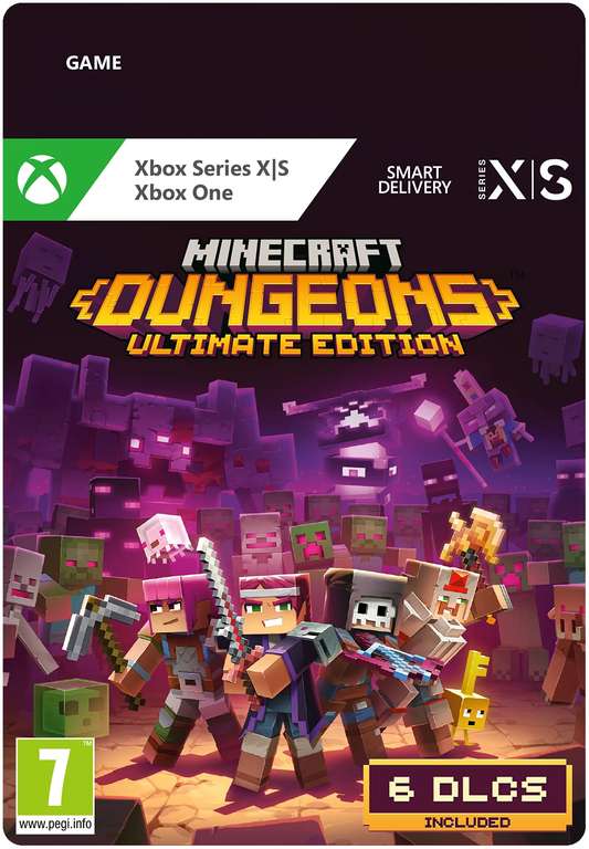Minecraft Dungeons: Ultimate Edition | Xbox One Game / Series X|S - Download Code