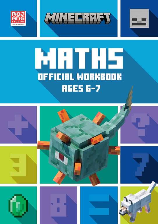 Minecraft Official Workbook (Minecraft Education) Various (Maths, English) - Paperback