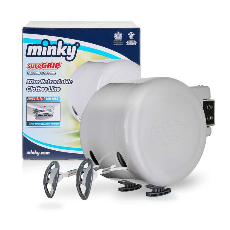Minky Retractable Duo Washing Line