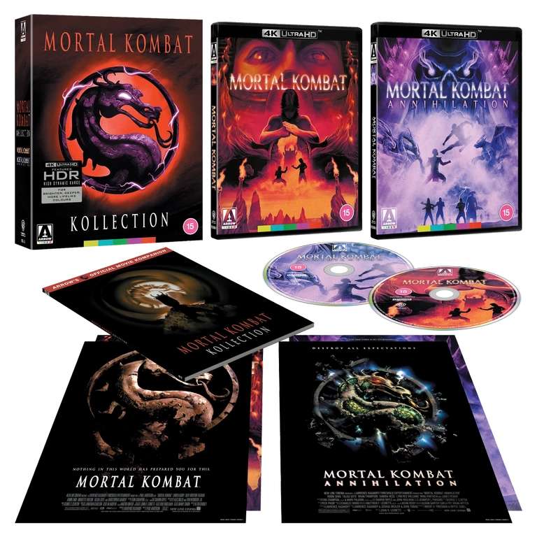 Mortal Kombat Kollection Limited Edition (4K UHD Blu-ray) (Presale 29/06/2026) w/code. Sold by Rarewaves Outlet