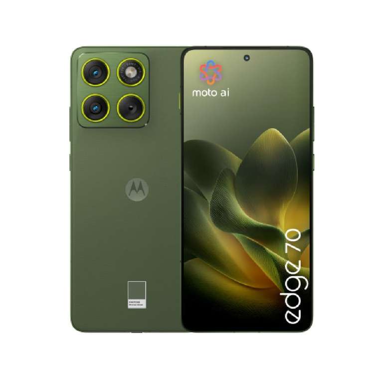 Motorola Edge 70 with Moto AI (12/512 GB, Triple Camera with 50 MP + Flicker Sensor, Selfie 50 MP Super HD 120 Hz, Pantone Bronze amazon EU