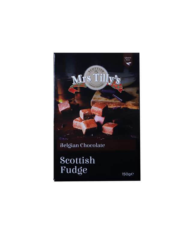 Mrs Tilly's Belgian Chocolate Scottish Fudge 150g (£1.85 S&S)