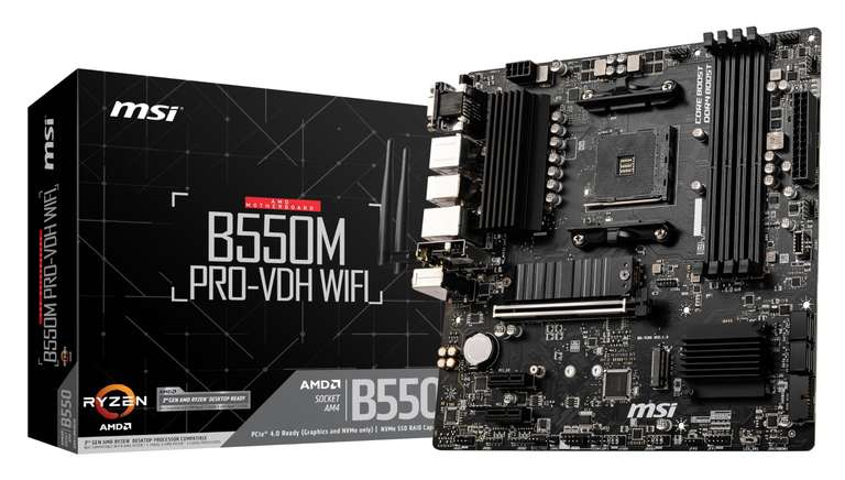 MSI B550M PRO-VDH WIFI Motherboard M-ATX