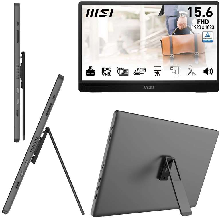 MSI CMS Pro -NEW- MP161 E2U Full HD IPS Panel 15.6" Portable Monitor - W/Code | Sold by AO (UK Mainland) - Free Next Day Delivery